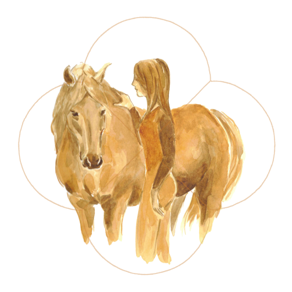 Au galop vers la liberté, en chemin vers soi logo